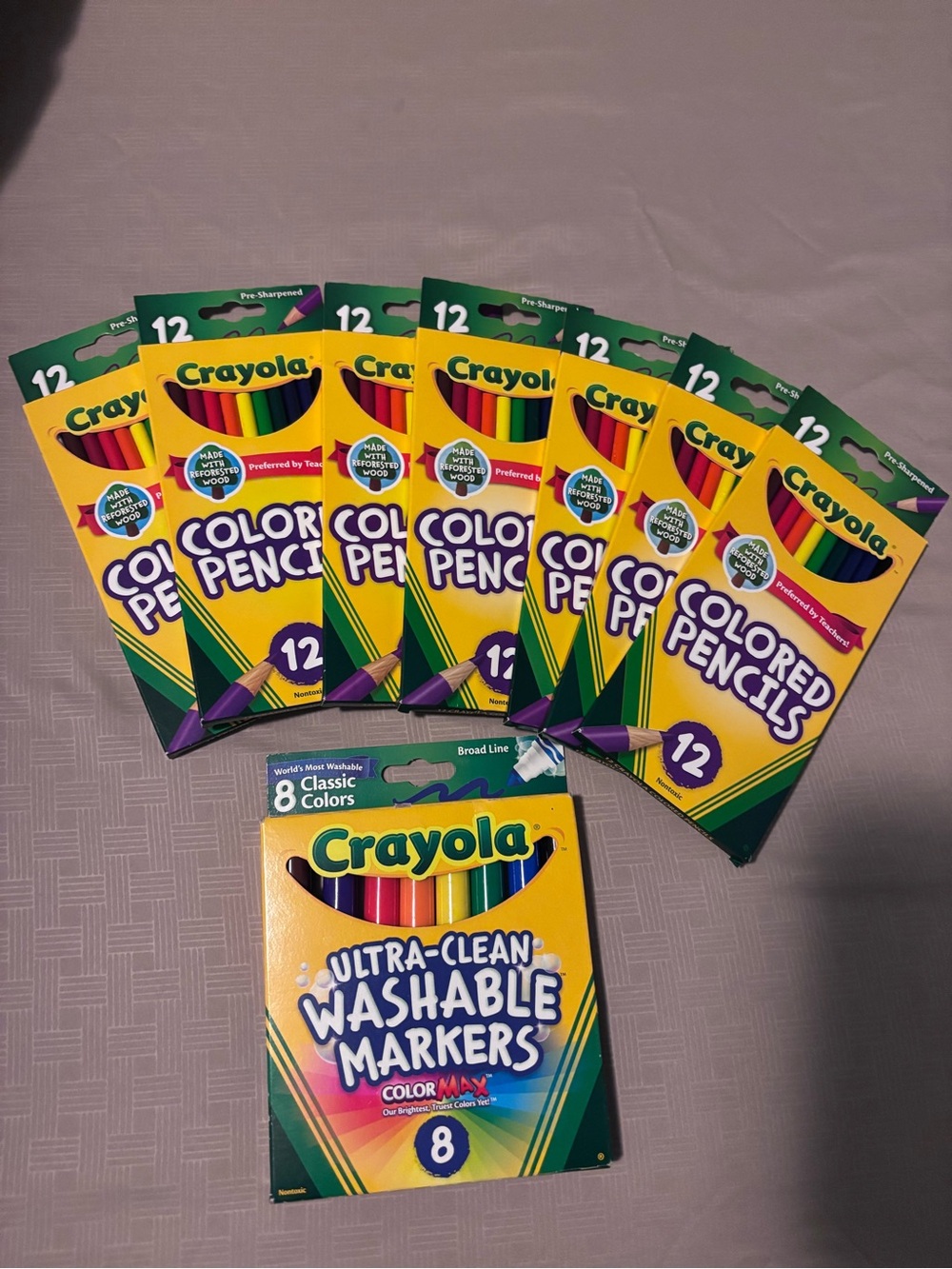 Crayola Colored Pencils & Washable Markers - Bright Assorted Colors